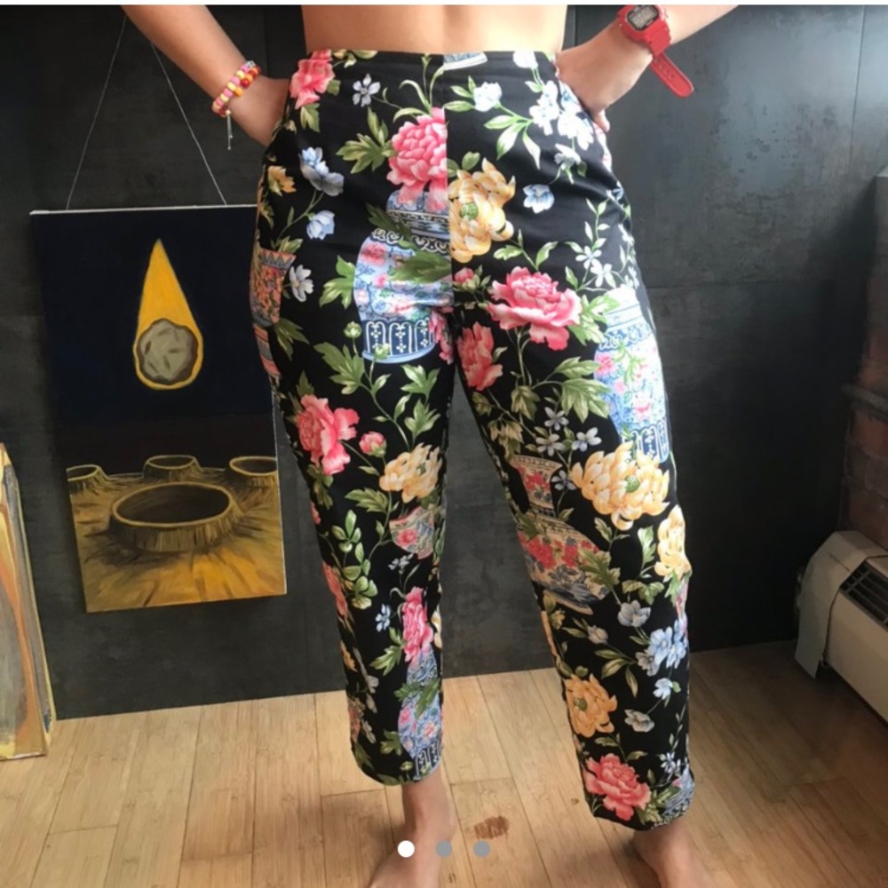 Vintage print pants
